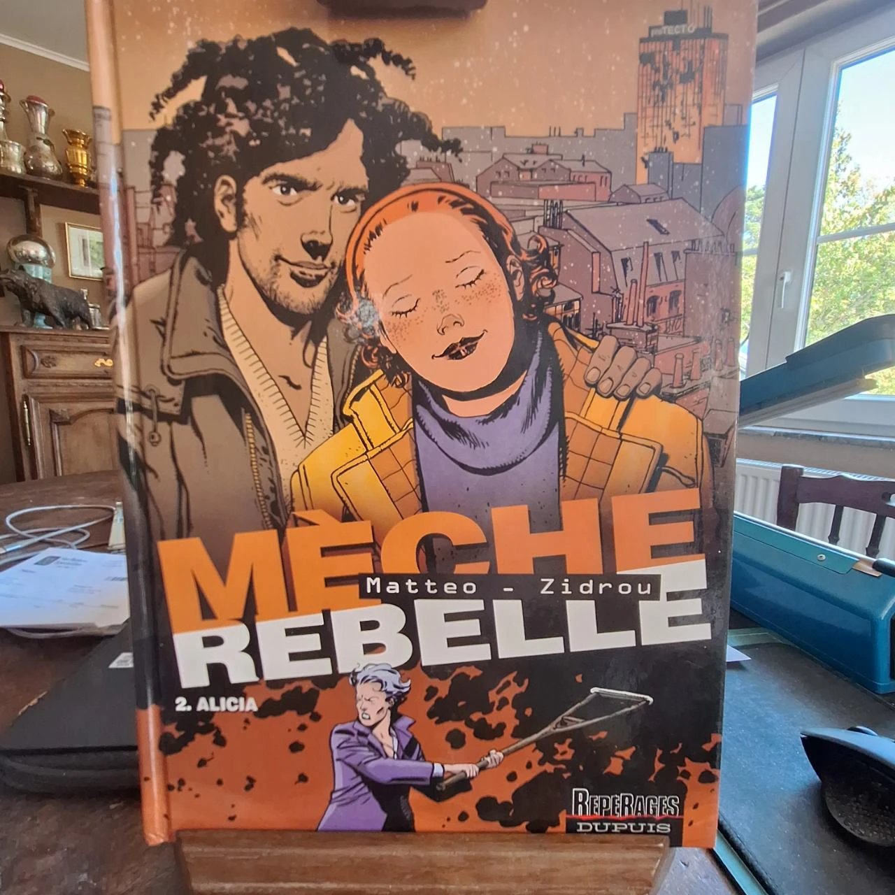 mèche rebelle t2 alicia matteo-zidrou repérage dupuis